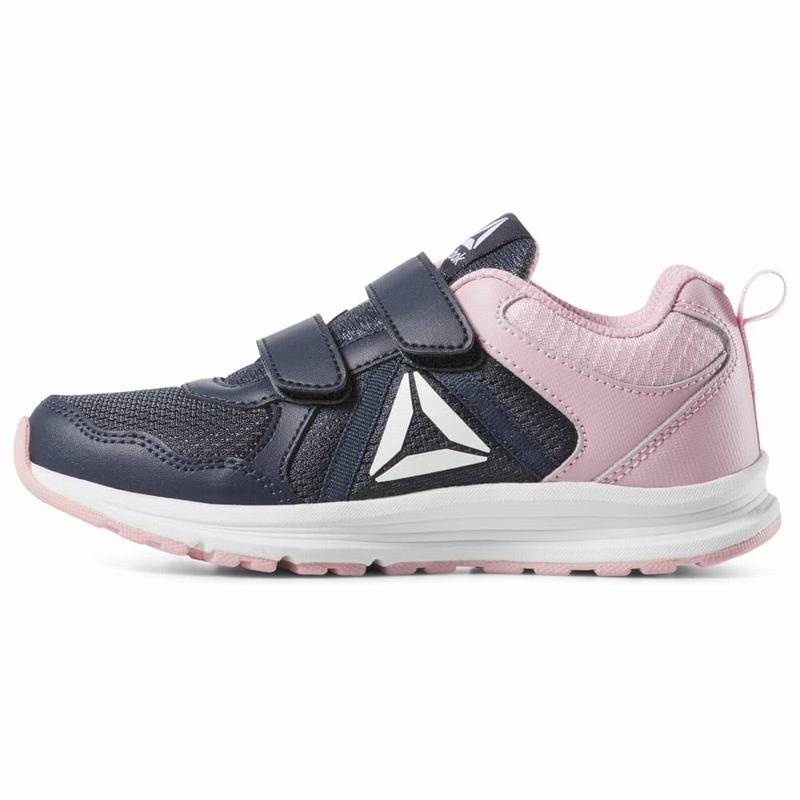 Reebok Almotio 4.0 2v Bežecké Tenisky Chlapcenske - Námornícka Modrá/Ruzove VL5066UH